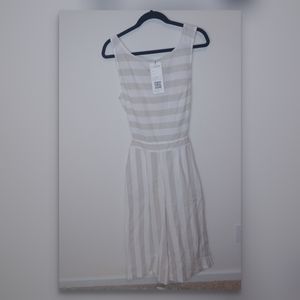   FANCYINN Women Stripe Print Sleeveless
